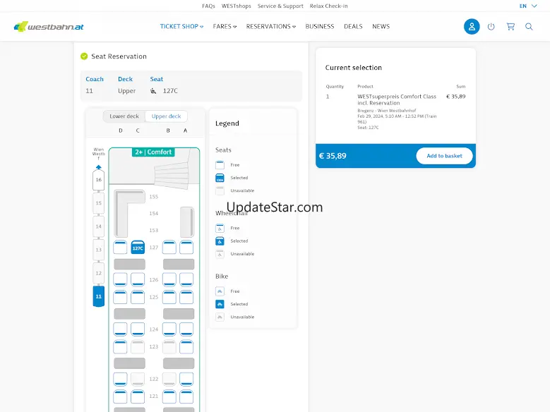 WESTbahn App 1.6.1