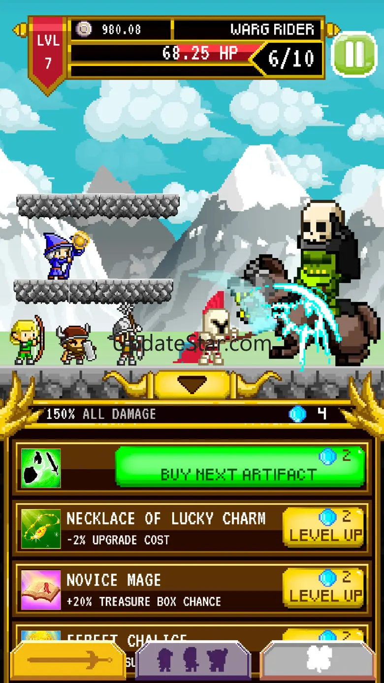 Clicker Knights Vs dragons 1.1
