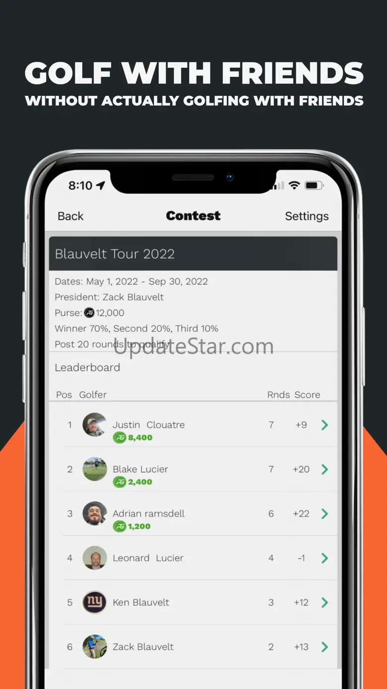 PardieGolf: Golf Tournaments 5.2