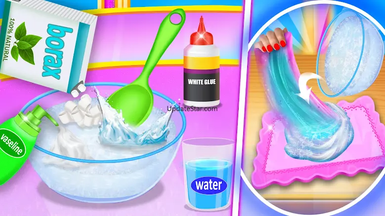 DIY Makeup Mixing into Slime 2.0