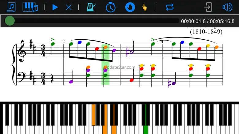 Real Piano Score - Sheet Music 6.1.2
