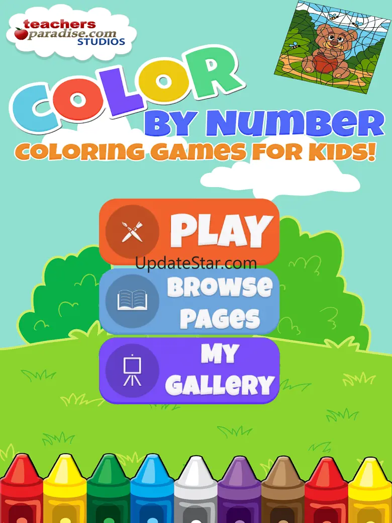 Color By Numbers Game for Kids 3