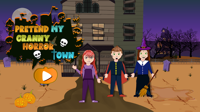 Pretend My Granny Horror Town 1.2