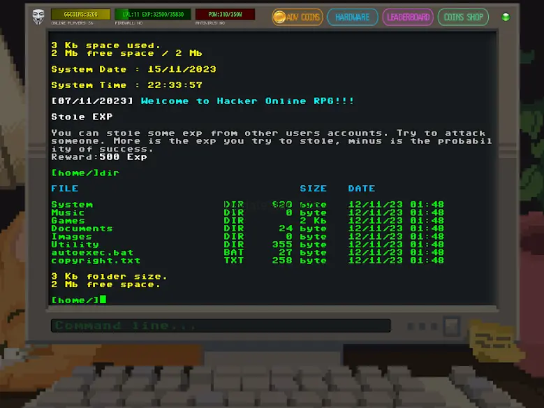 Hacker Online RPG 2.9.2