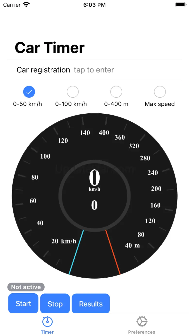 Car Timer: speed test 2.0.6