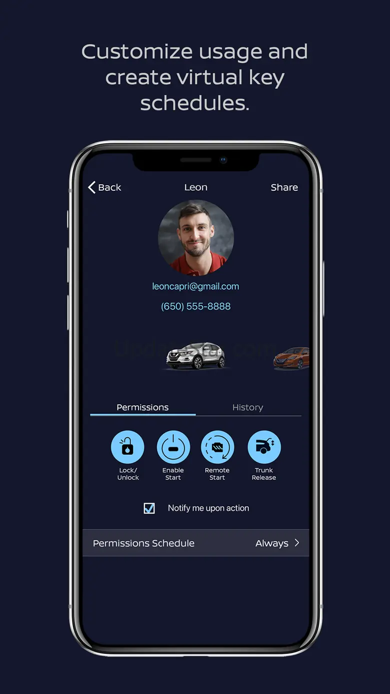 Nissan Virtual Key 1.7.0
