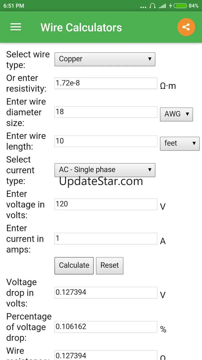 Wire Calculator 3.1.5