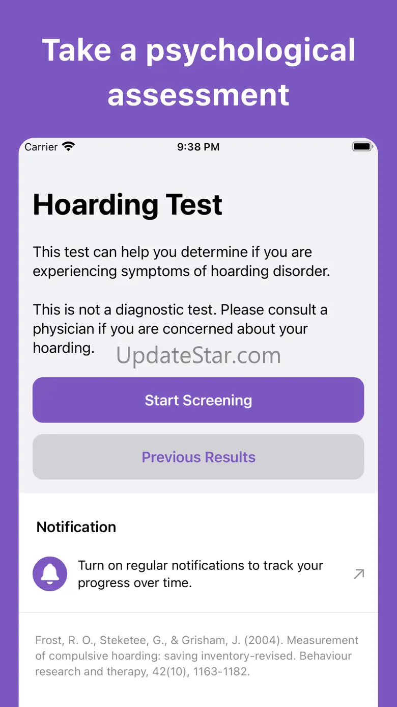 Hoarding Test 1.0.1