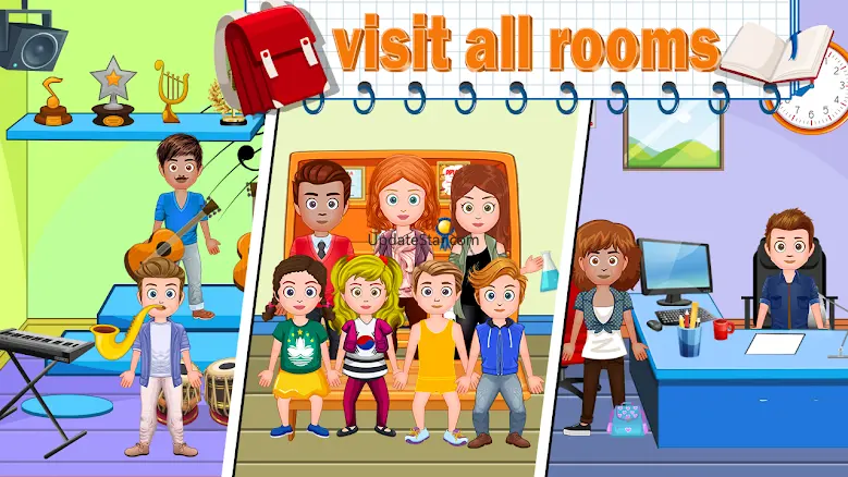 My Family Town : City School 0.8