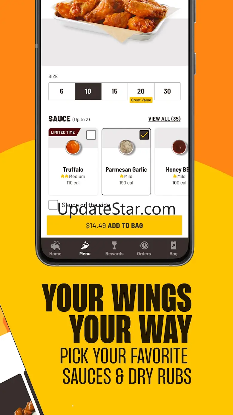 Buffalo Wild Wings Ordering 7.38.2