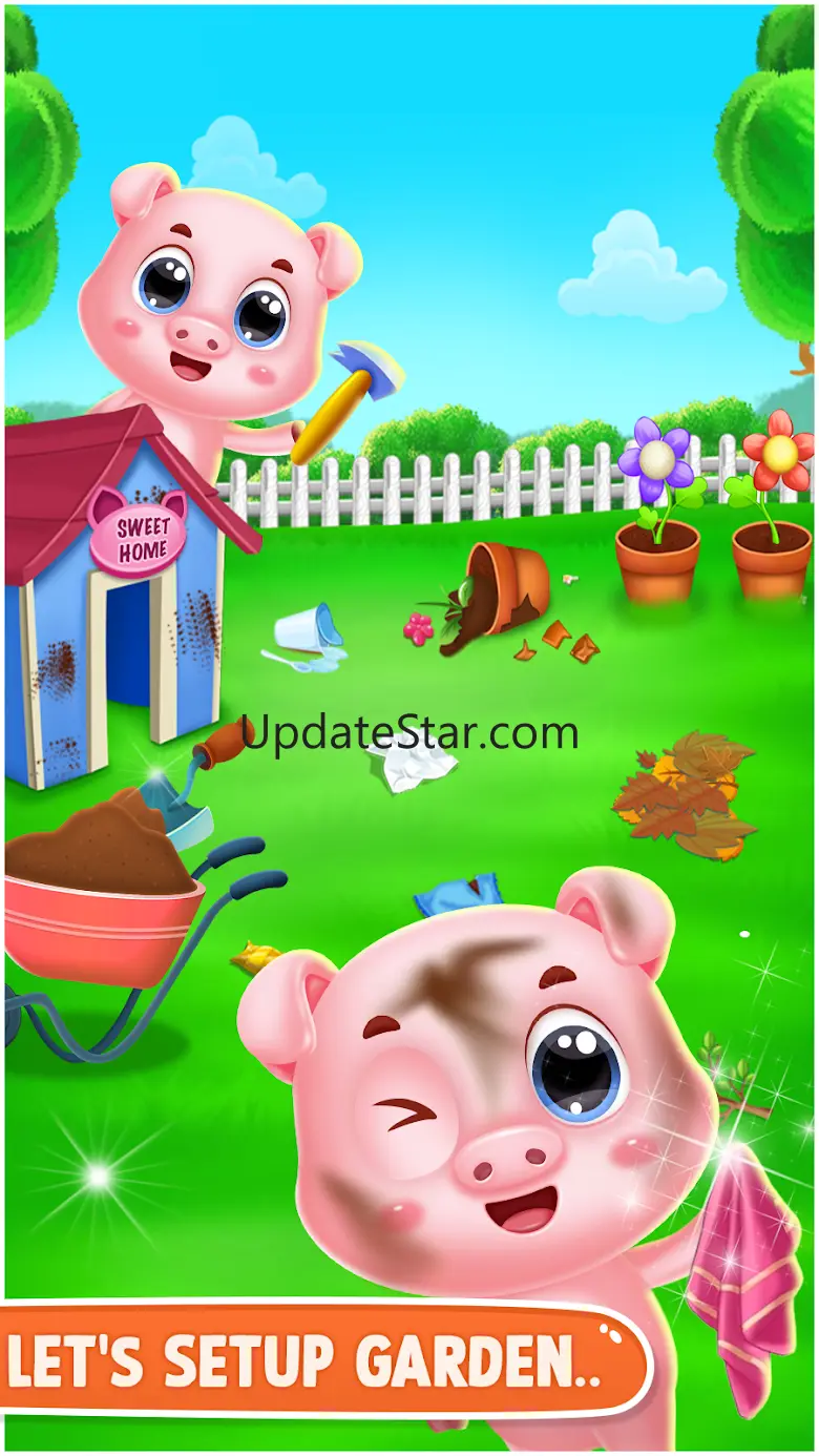 pinky pig daycare salon games 11.0