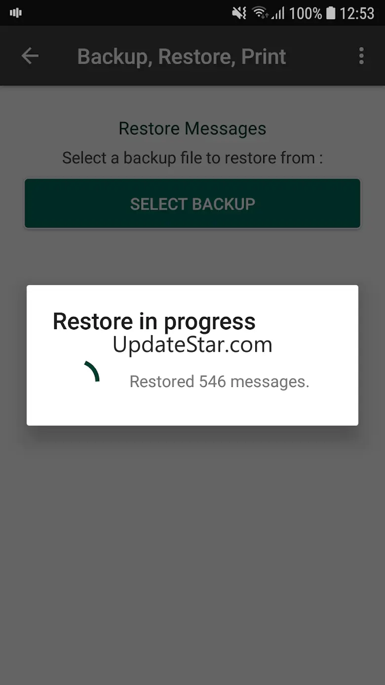 Print Text Messages (Backup, R 4.9.4