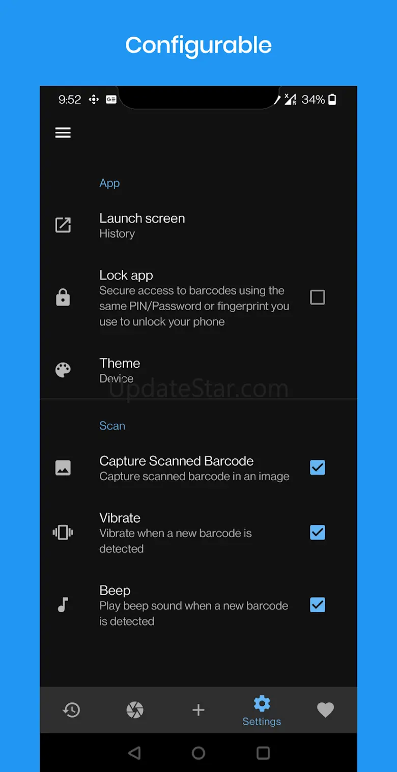 Barcode Scanner & Generator 3.0.9