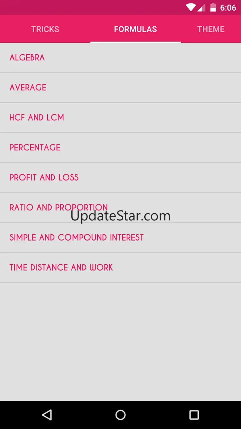Math Tricks & Formulas 2.2