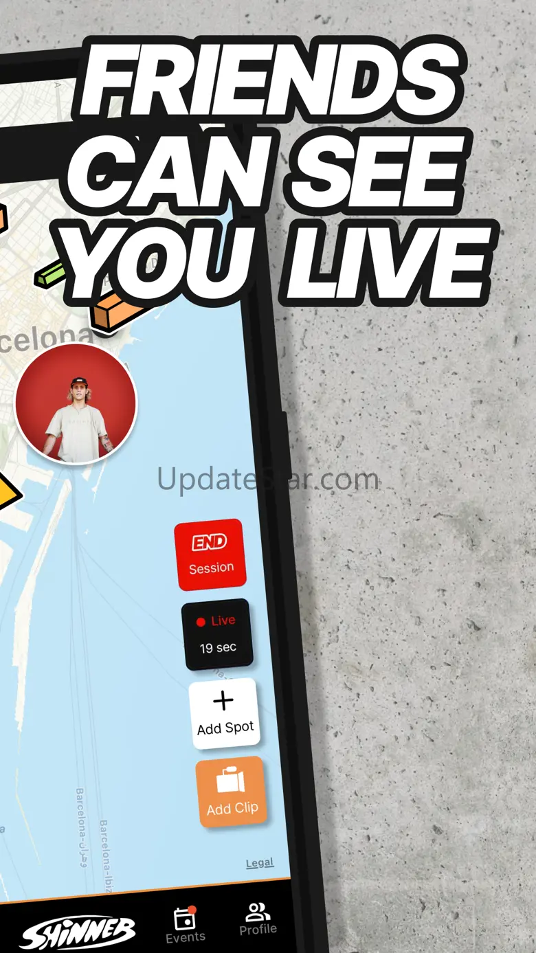 Skate Spots & Videos－Shinner 1.7.9