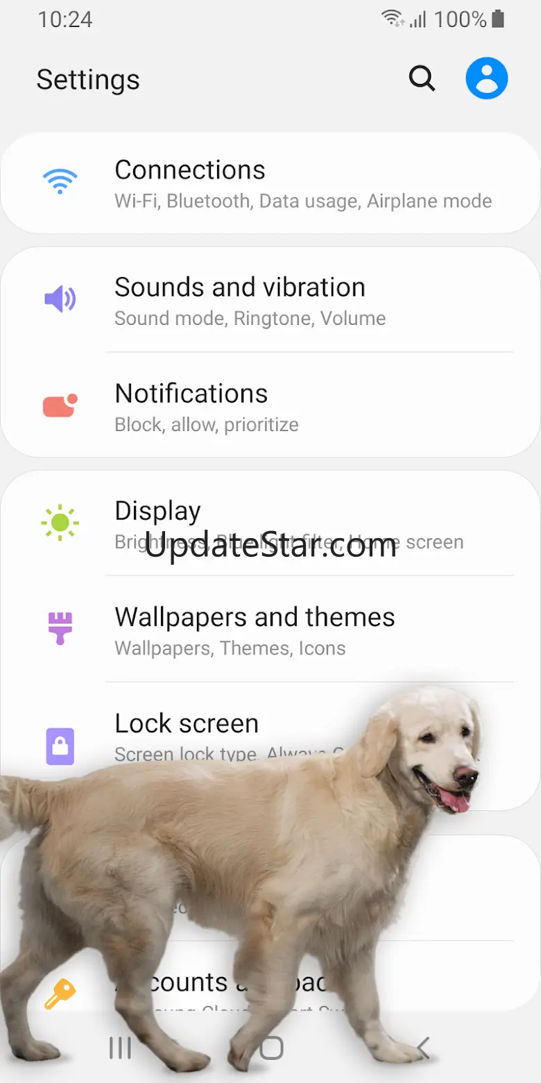 Dog on Screen Woof Woof Joke 1.3