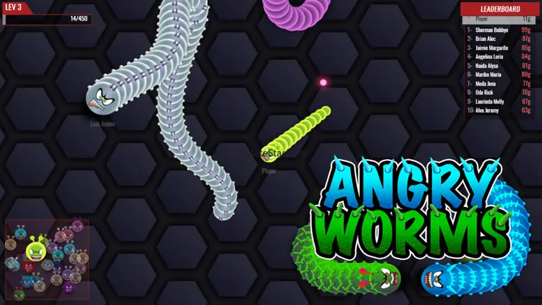 Angry Worms.io 1.0.0