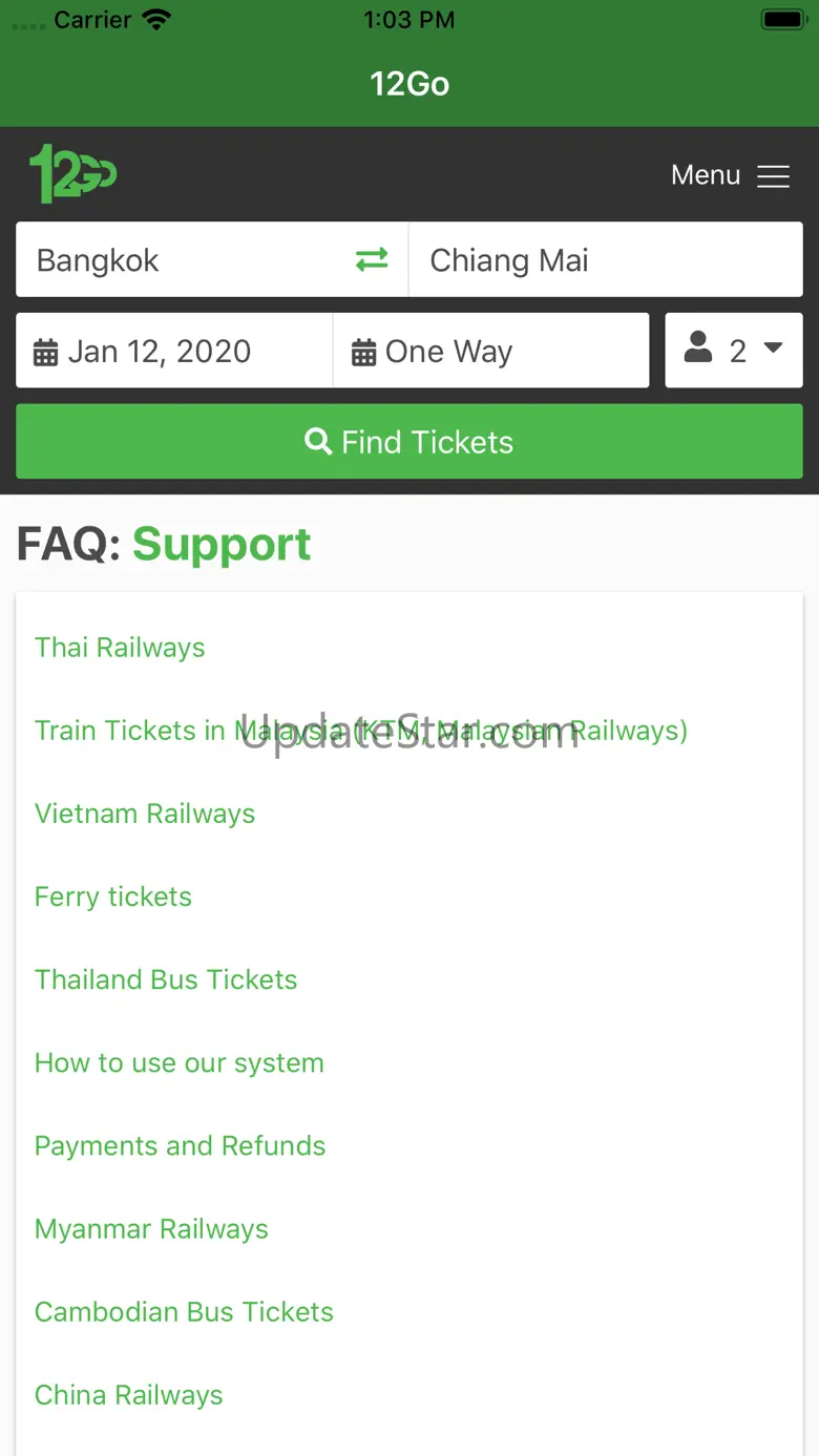 12Go Train Bus Ferry Flight 2.0.55