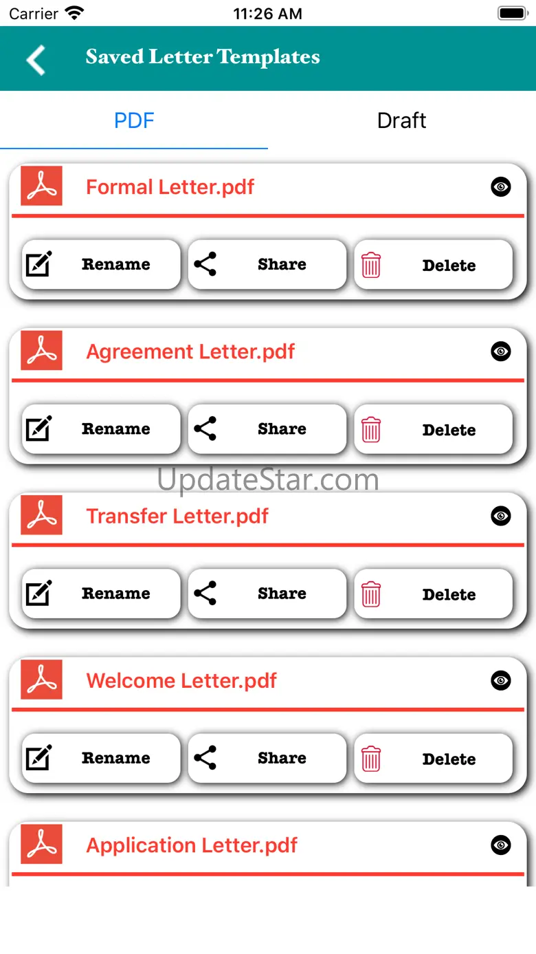 Letter Templates 1.0