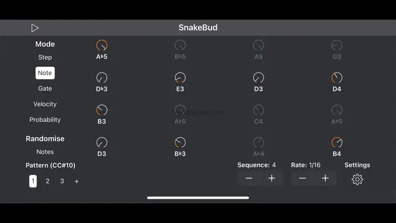 SnakeBud - AUv3 MIDI Sequencer 2.7