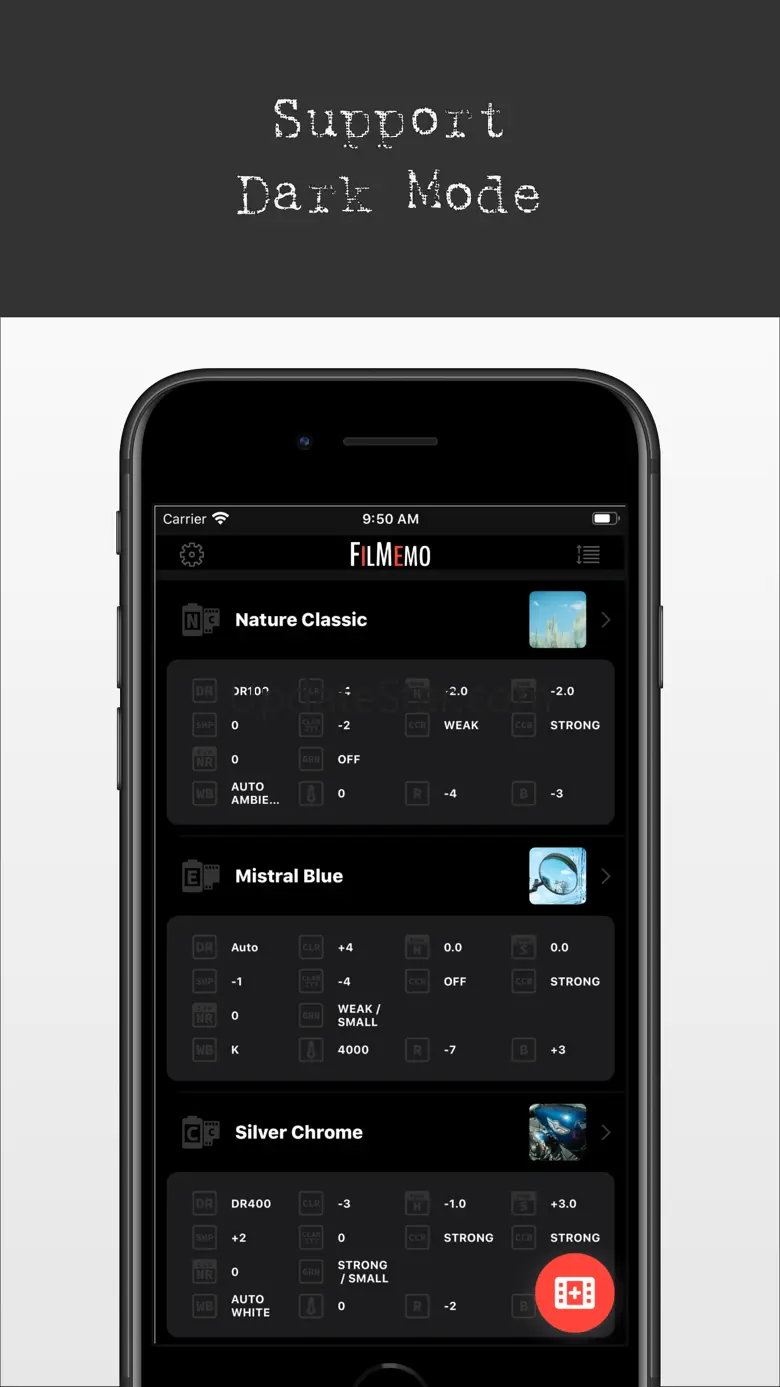 FILMEMO - Fuji X/GFX Cameras 1.8.3