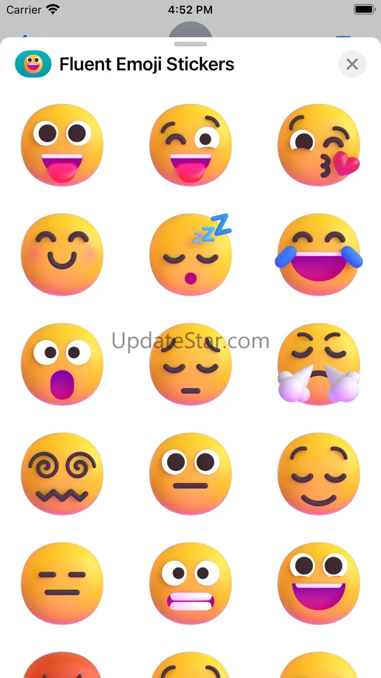 Fluent Emoji Stickers 1.3