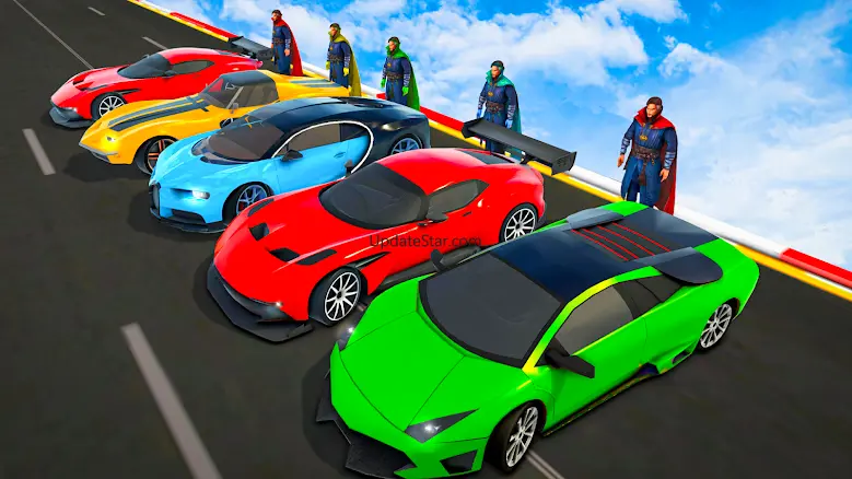 Superhero Car Stunt: Car Games 25.0