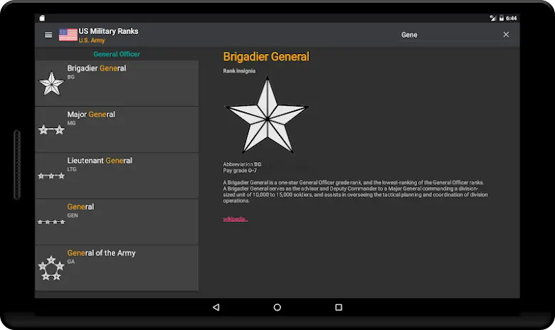 US military ranks 6.1.0