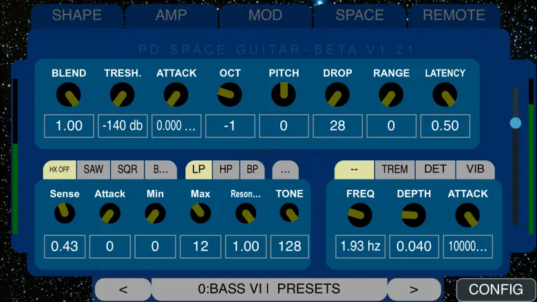 PD Space Guitar Synthesizer 2 2.0