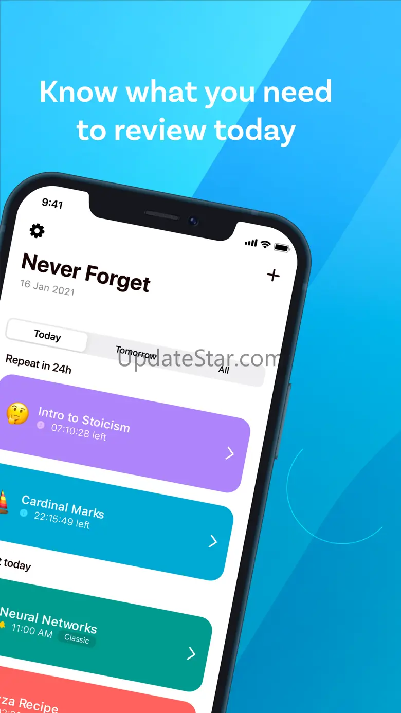 Never Forget - Spaced Reminder 1.3.0