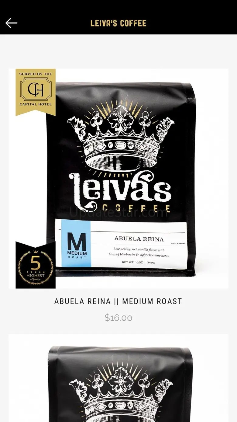 Leiva's Coffee 1.0.1