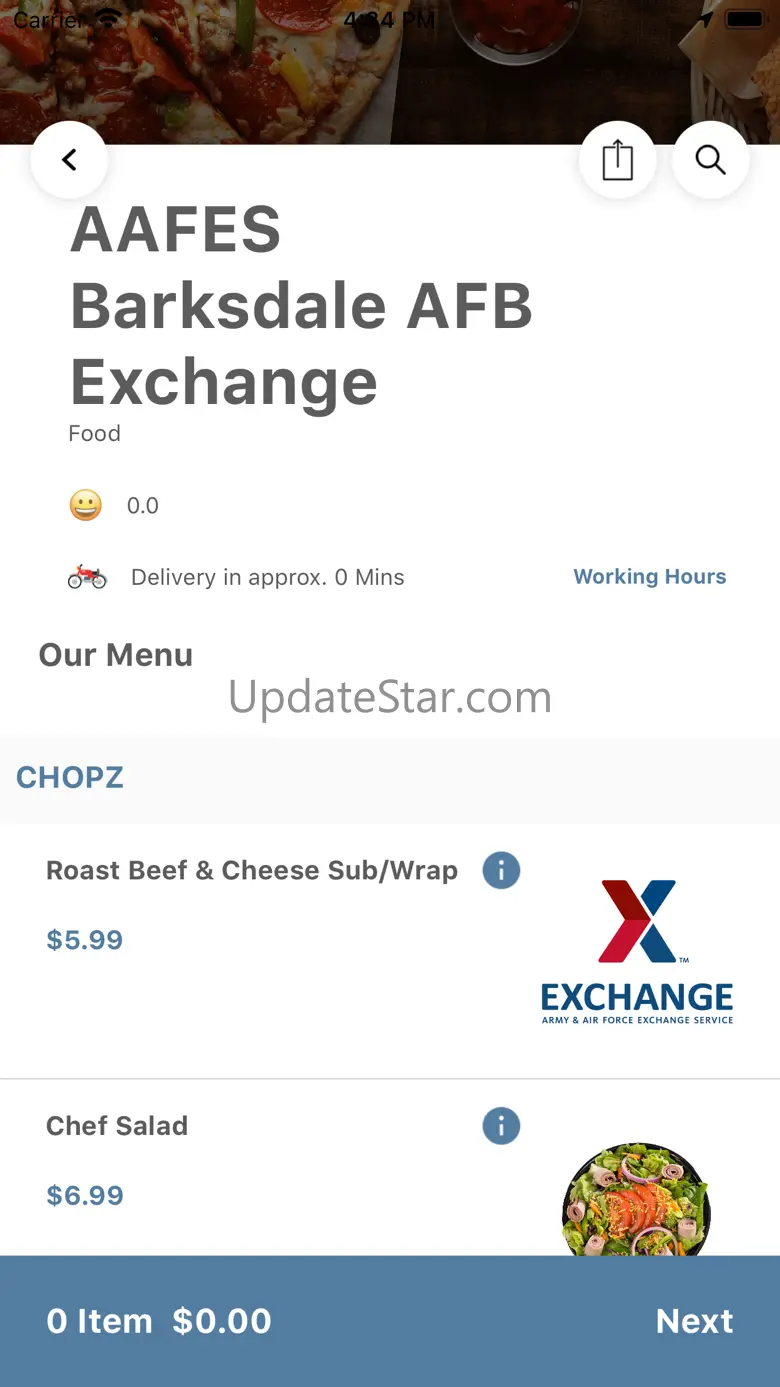 AAFES Ordering 1.1.14