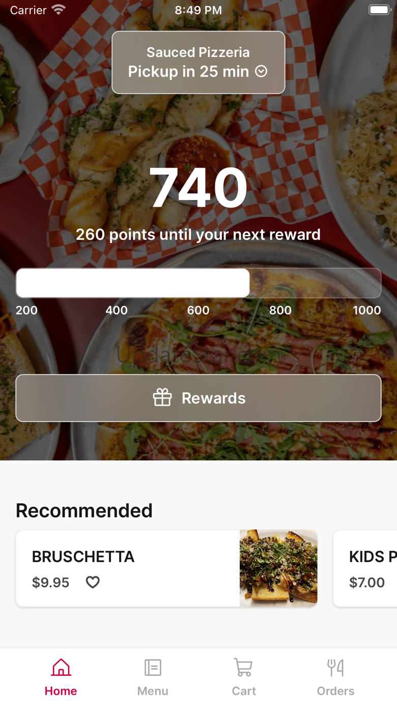 Sauced Pizzeria 32.0.0