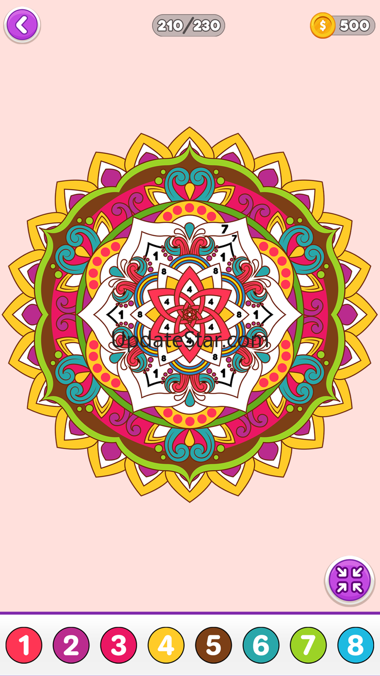 Daily Mandala Pattern Coloring 1.2