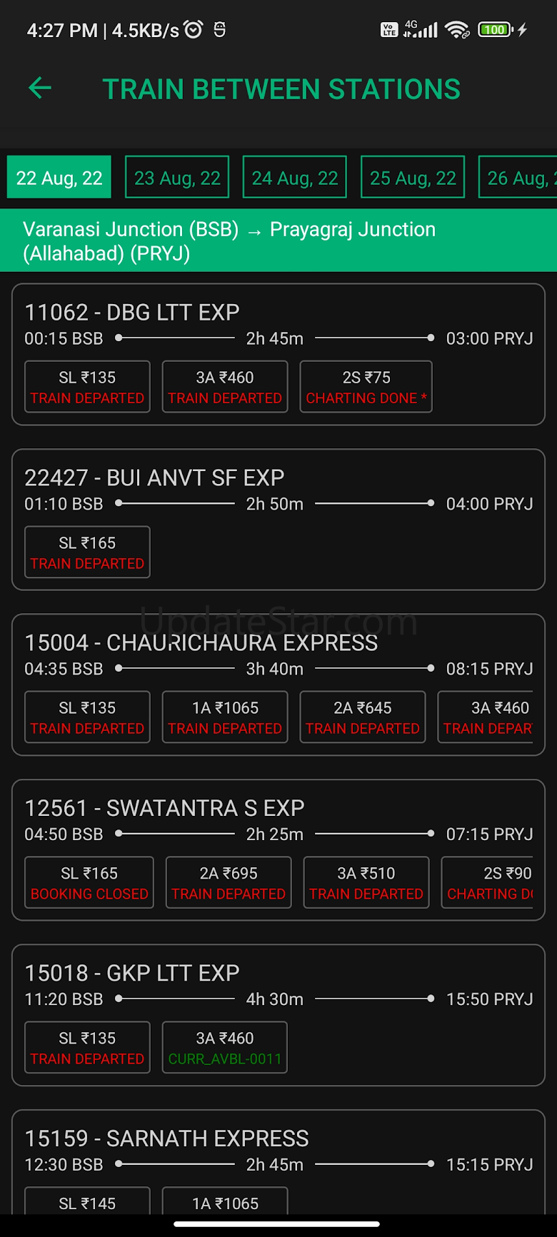 Train Enquiry PNR Status 43.6.14
