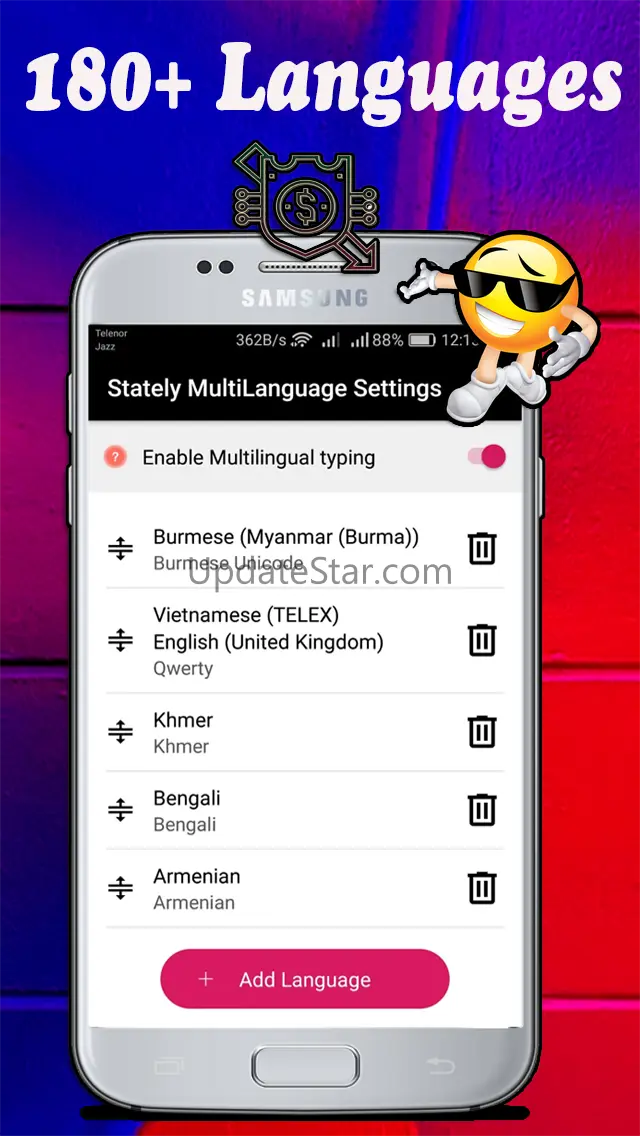 Multiple language keyboard 2.7