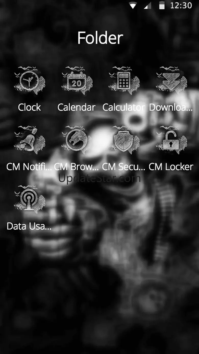 Hell Skull and Gun Theme 1.1.4