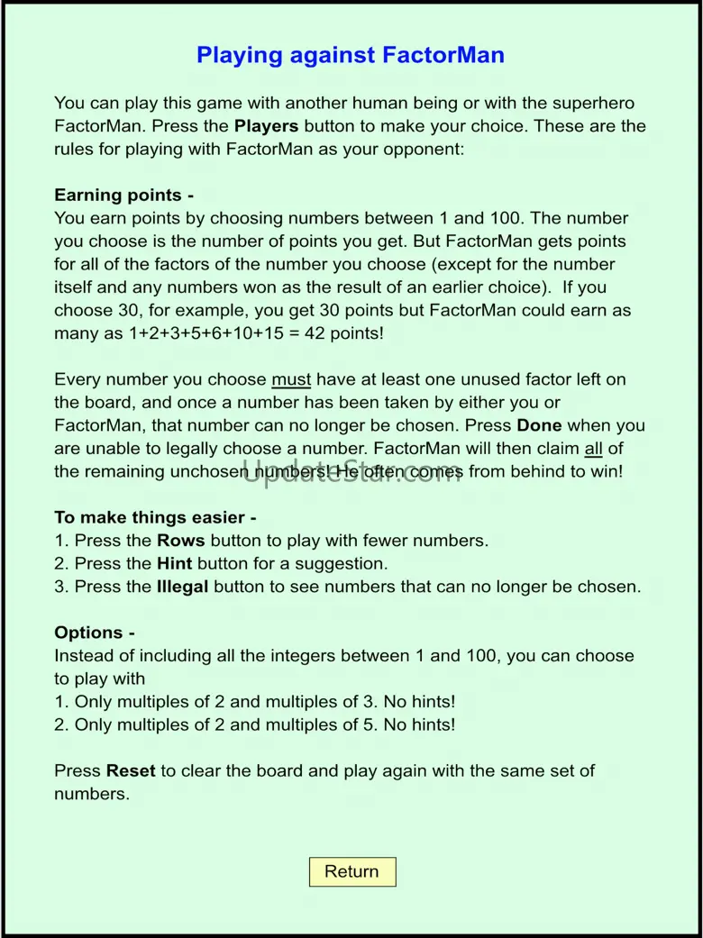 FactorMan 4.1