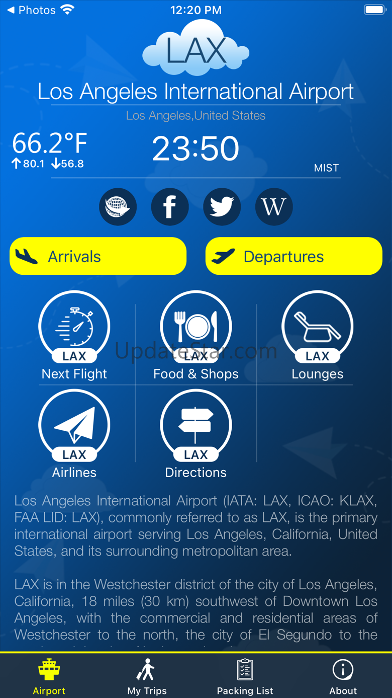 Los Angeles Airport Info 11.0