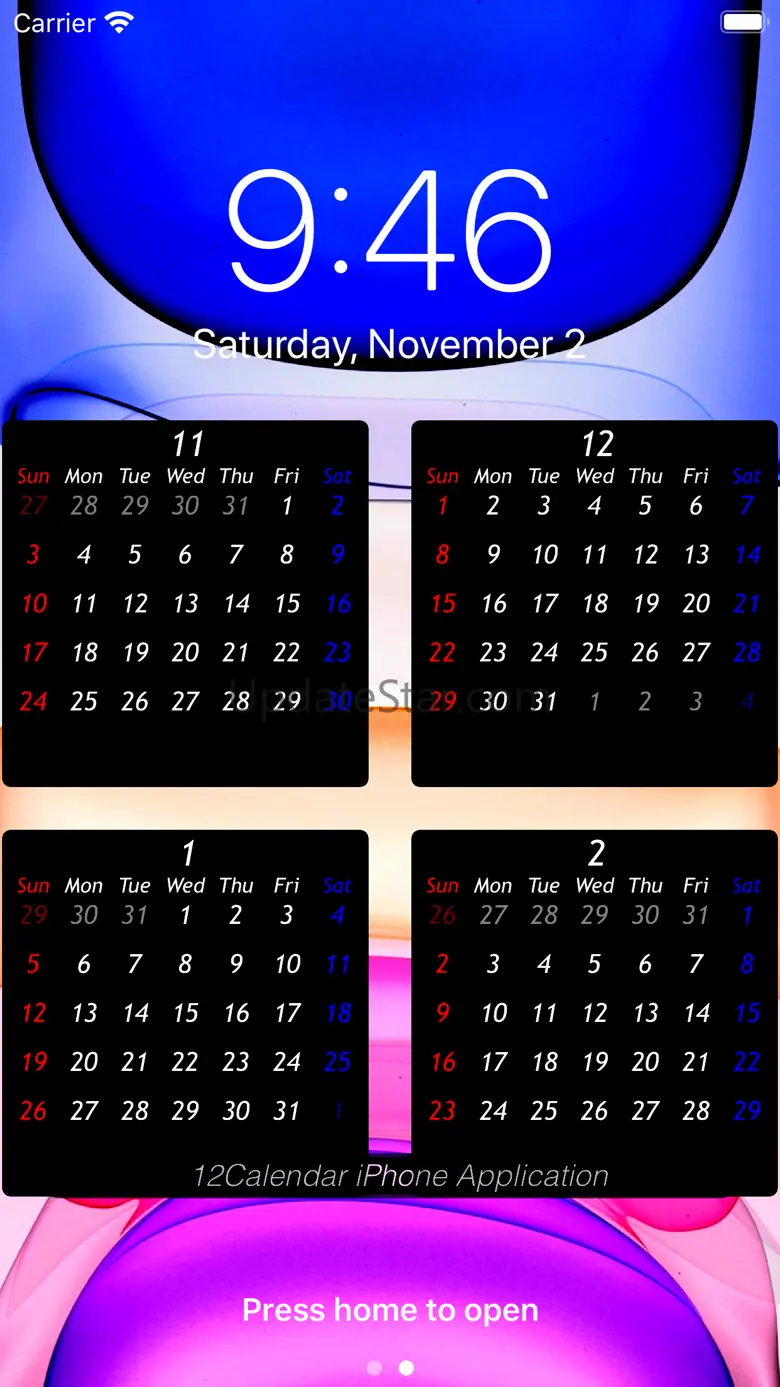 12Calendar 1.9.0