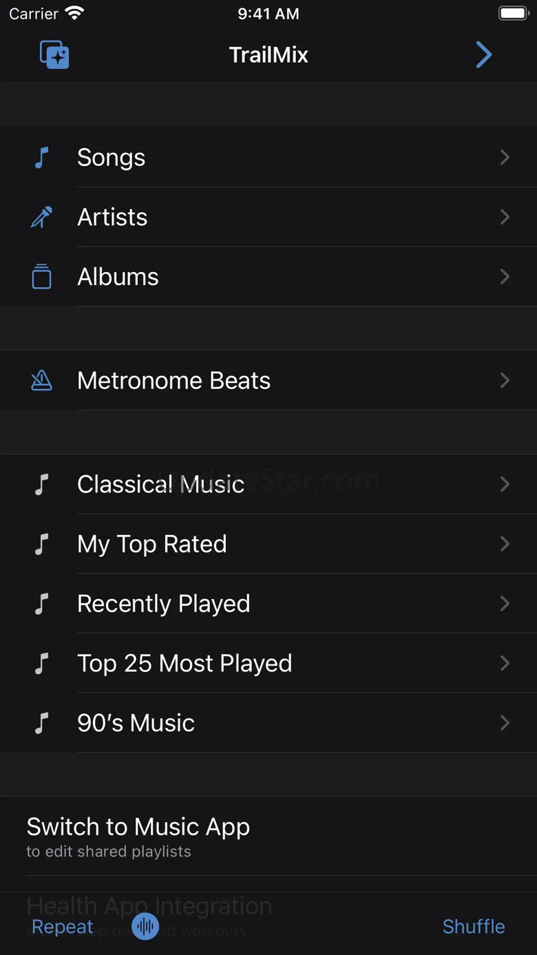TrailMix: Step to the Beat 3.3.5