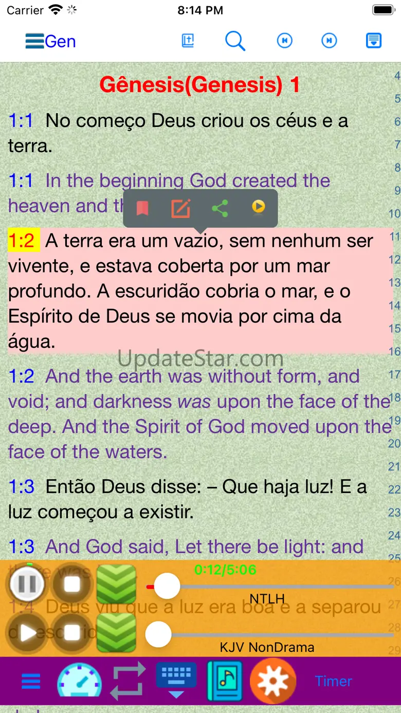 Portuguese English Holy Bible 2.9