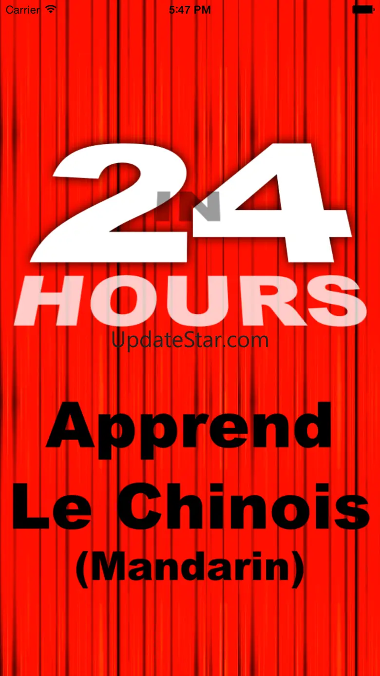 En 24 Heures le chinois 1.8