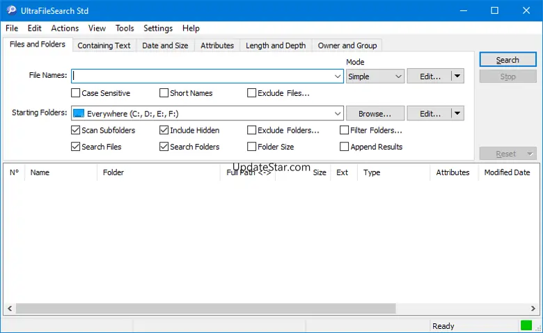 UltraFileSearch Std 6.8.1.23327