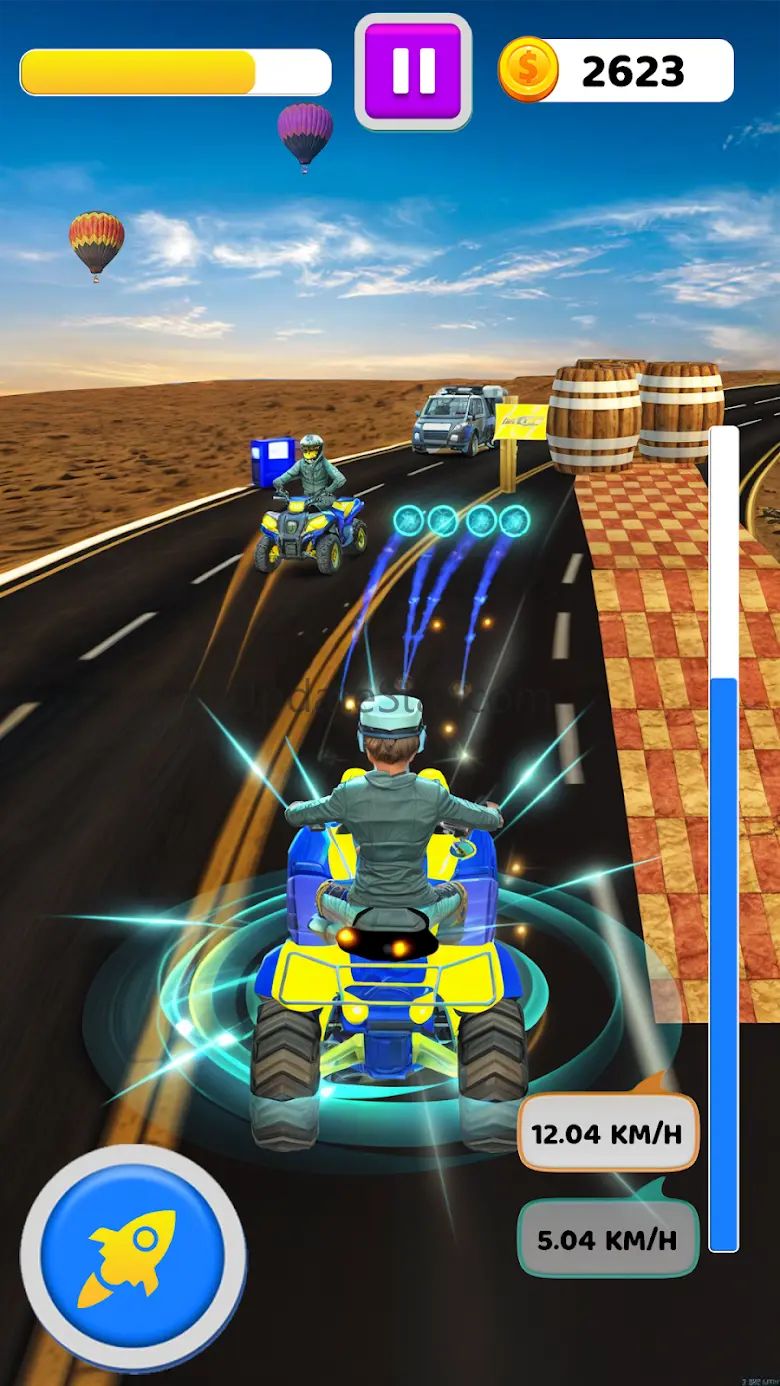 Quad Bike Traffic Shooting Gam 6.5