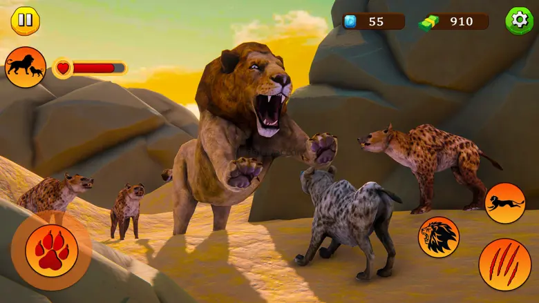 Wild Lion Simulator Survival 1.3