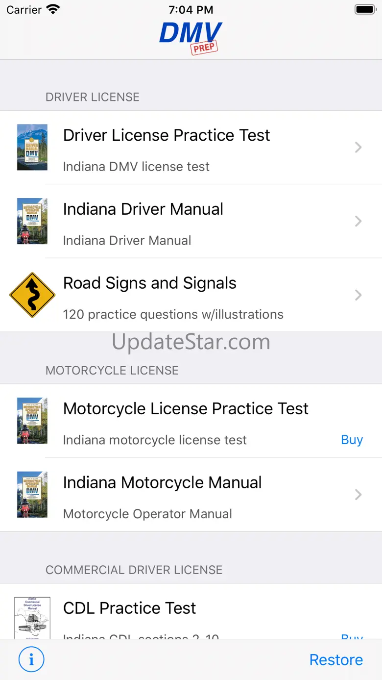 Indiana DMV Test Prep 5.2