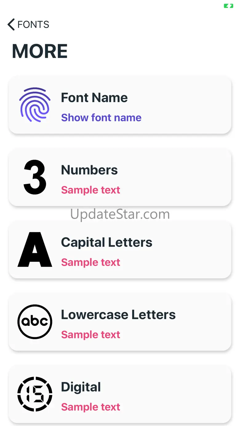 Fonts Typography 7.2