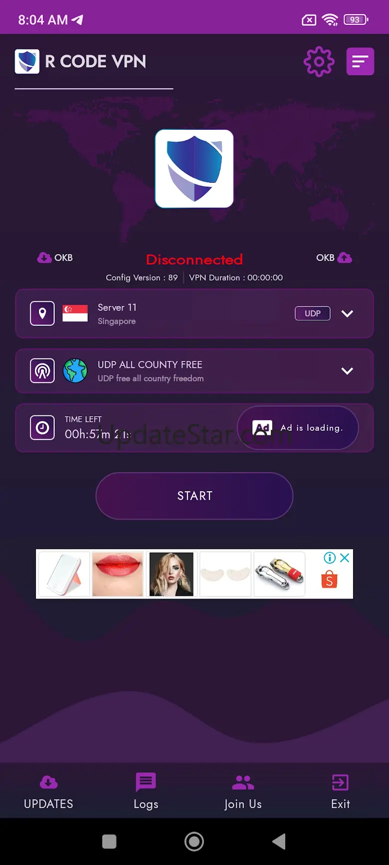 R CODE VPN 52