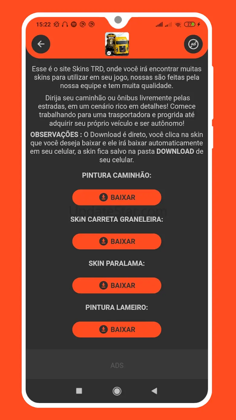Skins The Road Driver - PRO 1.0.0